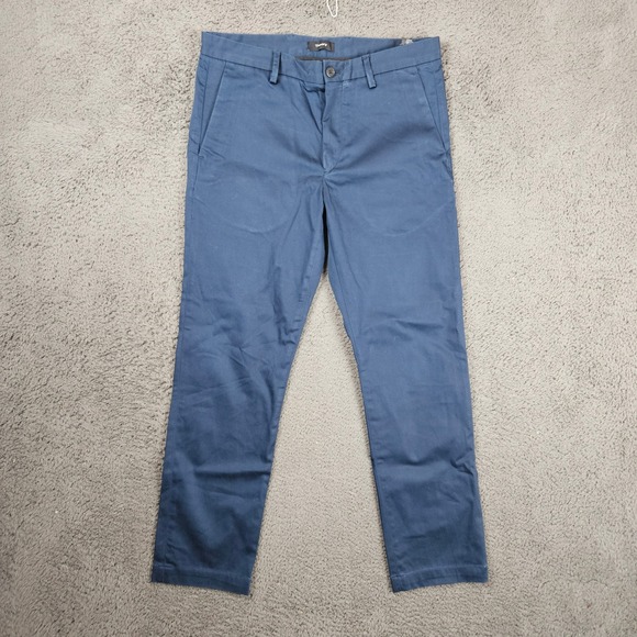 Theory Other - Theory Mens Navy Blue Slim Fit Chino Pants Size 32